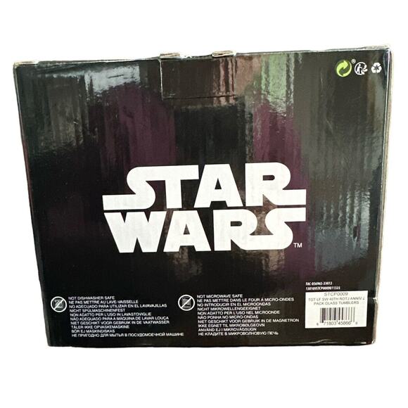Disney Funko Star Wars Return of the Jedi 40th Anniversary Drinking Glass Set - Picture 2 of 4